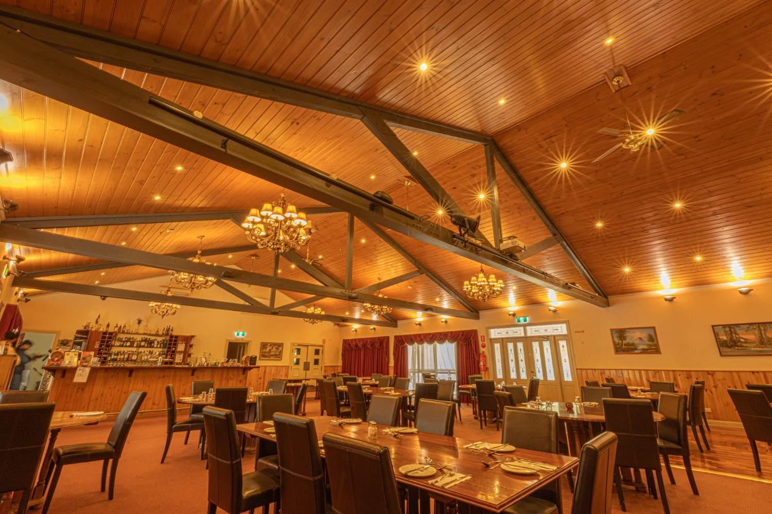 Sanctuary House restaurant interior and dining area